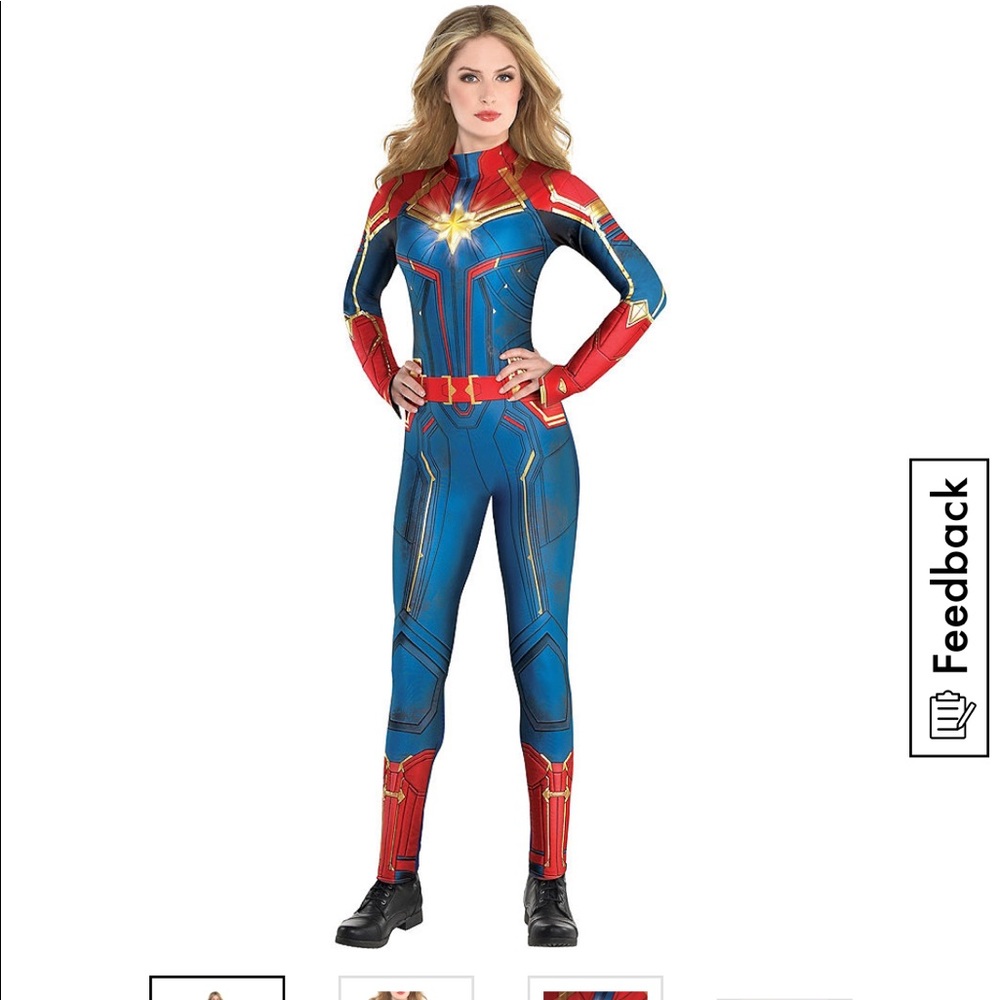 Party city womens captain marvel costume